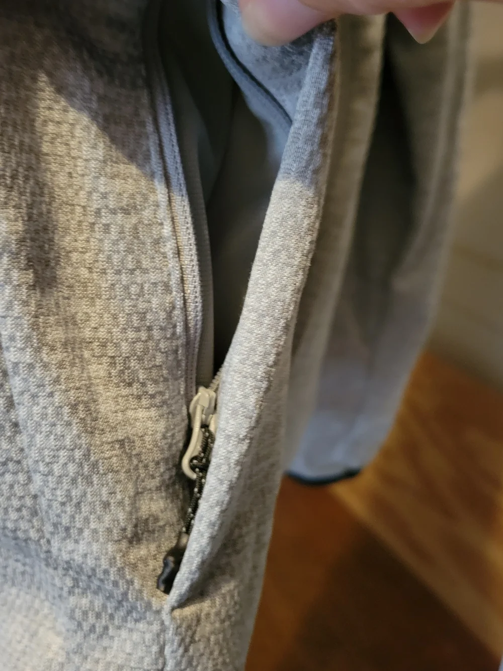 Adidas Men’s Gray Hooded Jacket